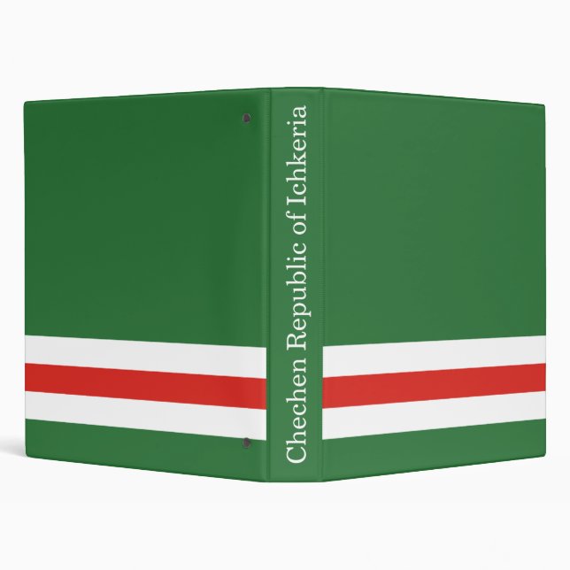 Chechen Republic of Ichkeria Flag 3 Ring Binder (Background)