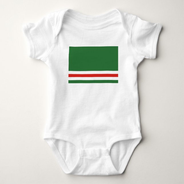 Chechen Republic of Ichkeria Flag Baby Bodysuit (Front)