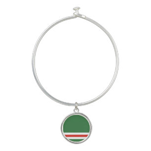 Chechen Republic of Ichkeria Flag Bangle Bracelet