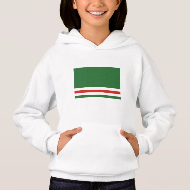 Chechen Republic of Ichkeria Flag Hoodie (Front)