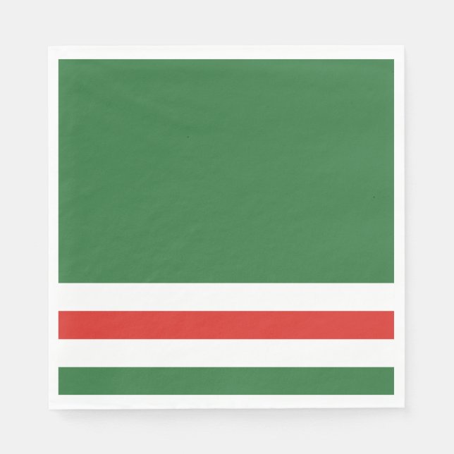 Chechen Republic of Ichkeria Flag Napkins (Front)
