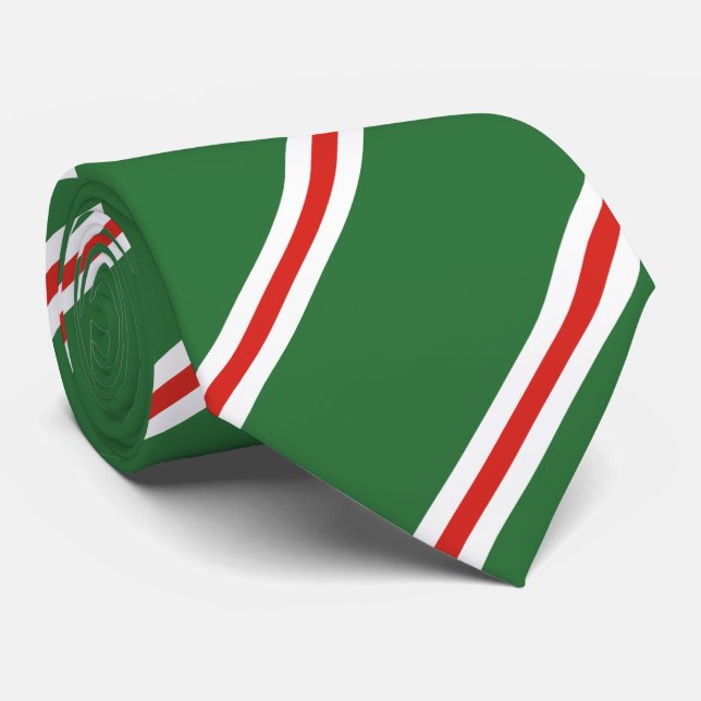 Chechen Republic of Ichkeria Flag Neck Tie (Rolled)