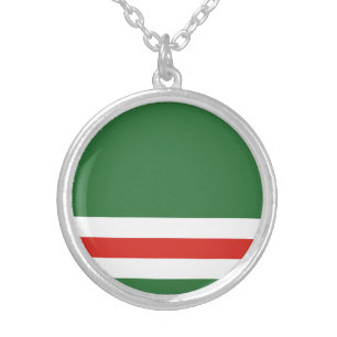 Chechen Republic of Ichkeria flag Necklace