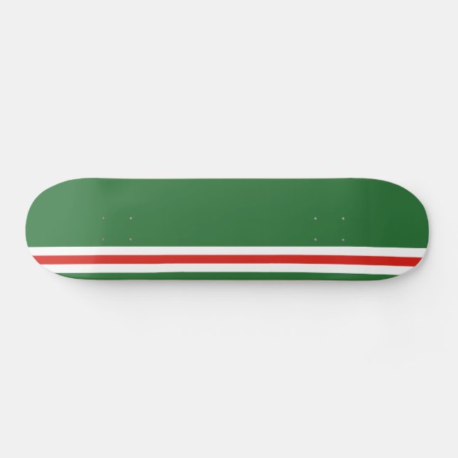 Chechen Republic of Ichkeria Flag Skateboard (Horz)