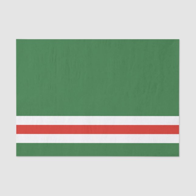 Chechen Republic of Ichkeria Flag Tissue Paper (Front)