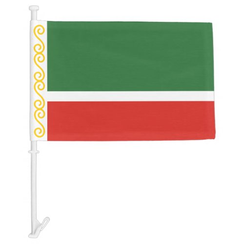 Chechnya Car Flag