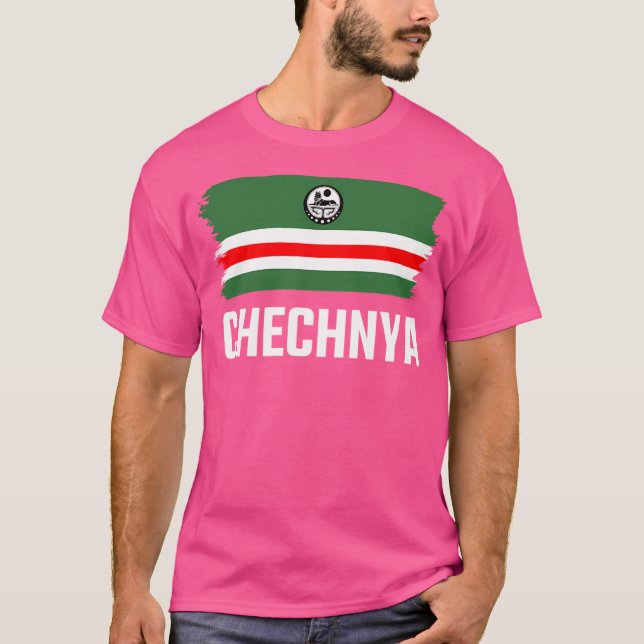 Chechnya Chechen Chechnya Chechen Flag Active T-Shirt (Front)
