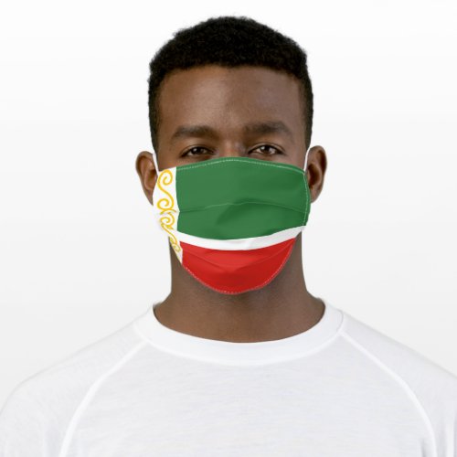 Chechnya Flag Adult Cloth Face Mask