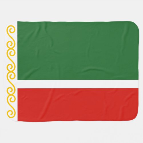 Chechnya Flag Baby Blanket