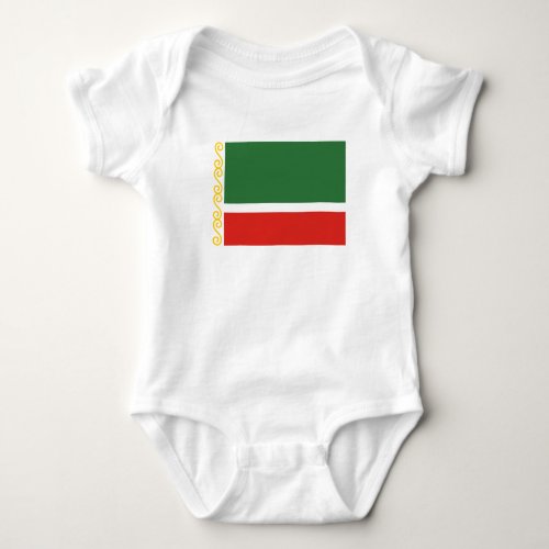 Chechnya Flag Baby Bodysuit