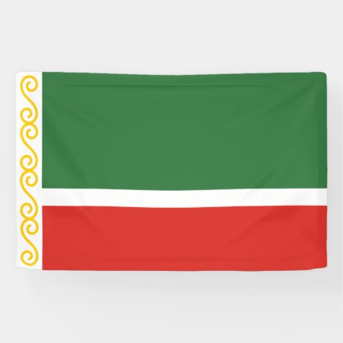 Chechnya Flag Banner