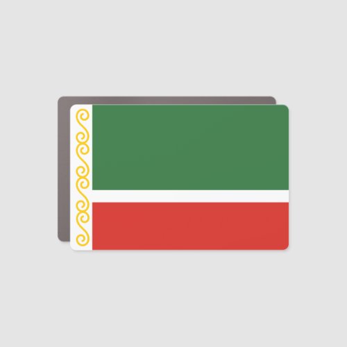 Chechnya Flag Car Magnet
