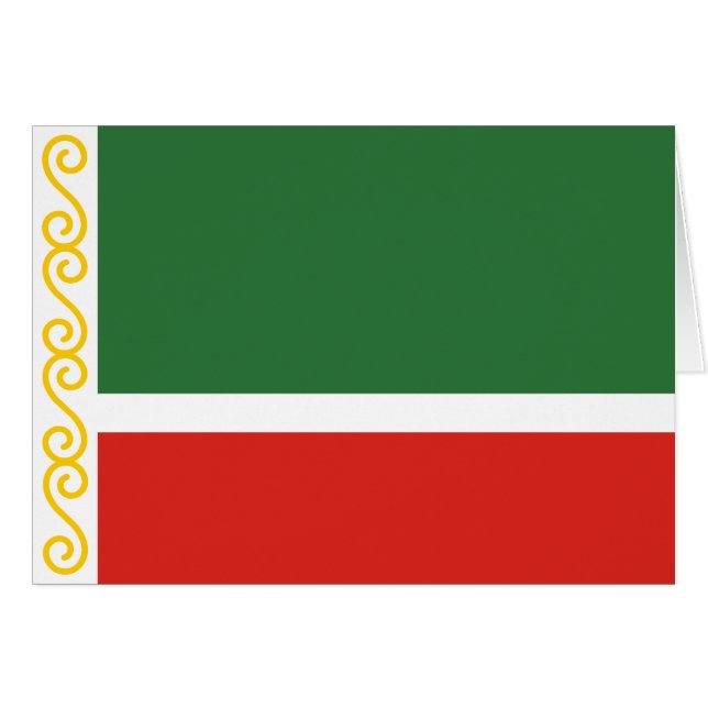 Chechnya Flag Cards (Front Horizontal)