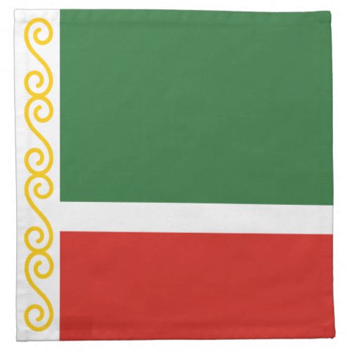 Chechnya Flag Cloth Napkin