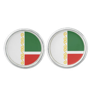 Chechnya Flag Cufflinks