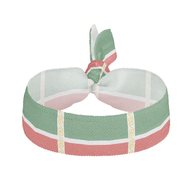 Chechnya Flag Elastic Hair Tie (Front)