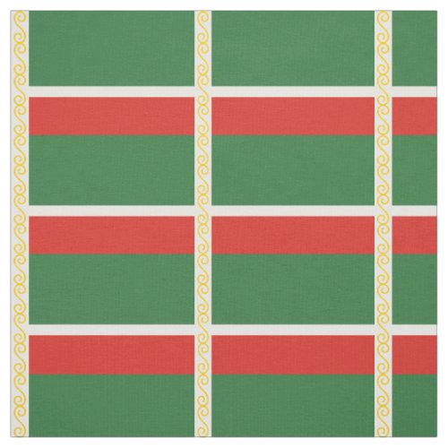Chechnya Flag Fabric