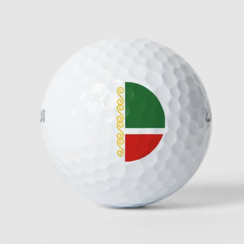 Chechnya Flag Golf Balls