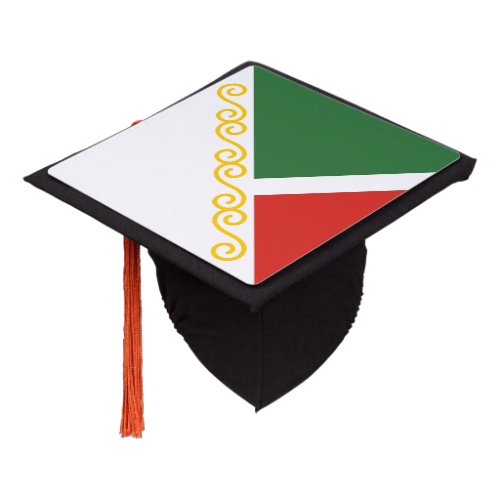 Chechnya Flag Graduation Cap Topper