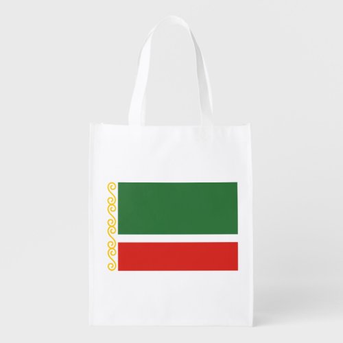 Chechnya Flag Grocery Bag