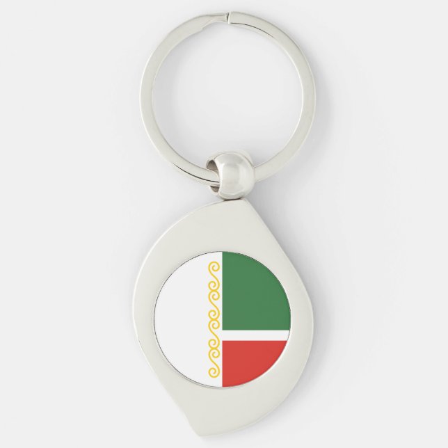 Chechnya Flag Keychain (Front)