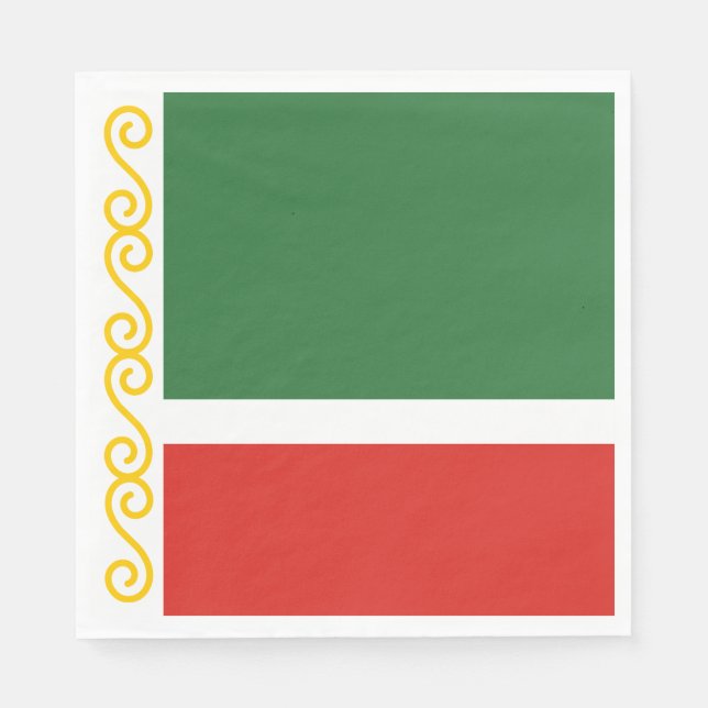 Chechnya Flag Napkins (Front)