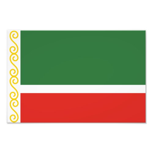 Chechnya Flag Photo Print