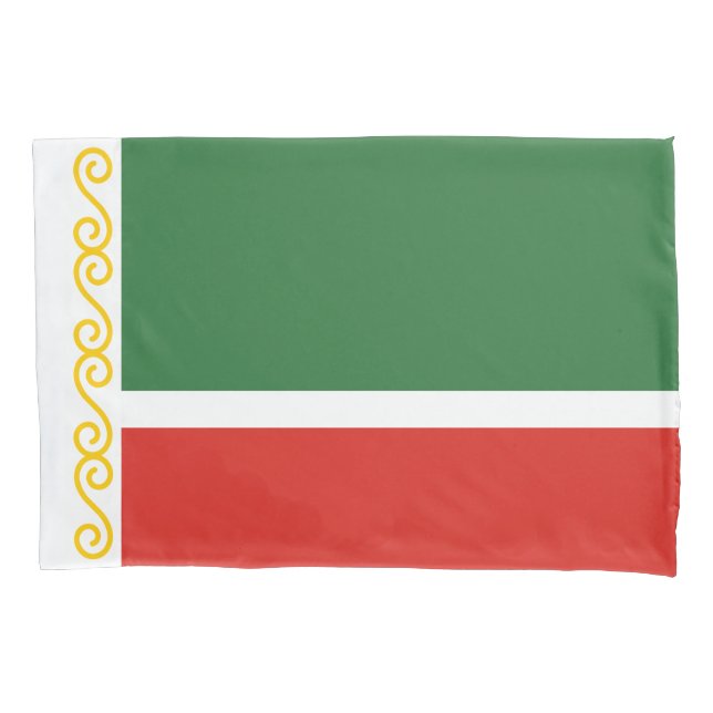 Chechnya Flag Pillow Case (Front)