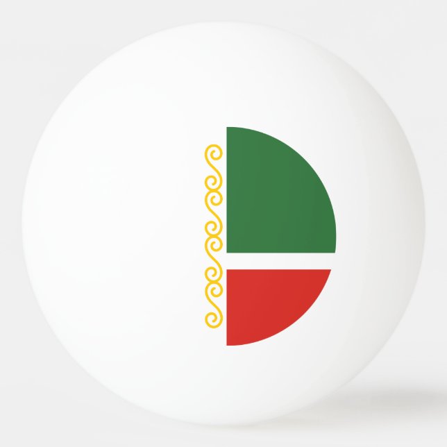 Chechnya Flag Ping Pong Ball (Front)