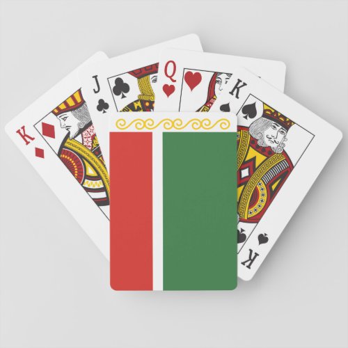 Chechnya Flag Playing Cards