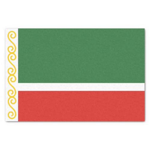 Chechnya Flag Tissue Paper