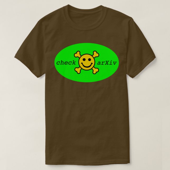 check arXiv 2 T-Shirt (Design Front)