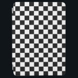 Check Black White Checkered Pattern Checkerboard iPad Air Cover<br><div class="desc">Checkered Pattern – Black and white checkerboard.</div>