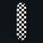 Check Black White Checkered Pattern Checkerboard Skateboard<br><div class="desc">Checkered Pattern – Black and white checkerboard.</div>