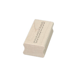 Check Box stars Checklist bullet journal Rubber Stamp