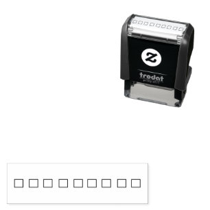 Check Box stars Checklist bullet journal Self-inking Stamp