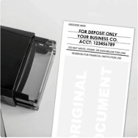 Check Endorsement Stamp-Custom Business Stamp