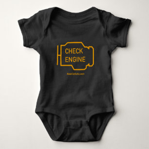 Check Engine  Baby Bodysuit