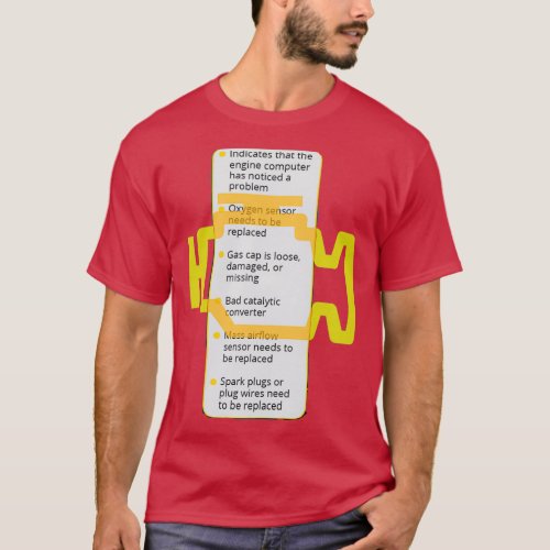 check engine light 2  T_Shirt