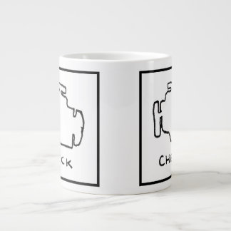 Check Engine Light Drawing Giant Coffee Mug