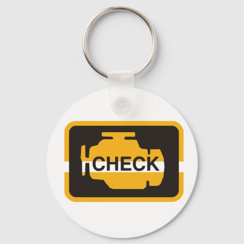 Check Engine Light Keychain