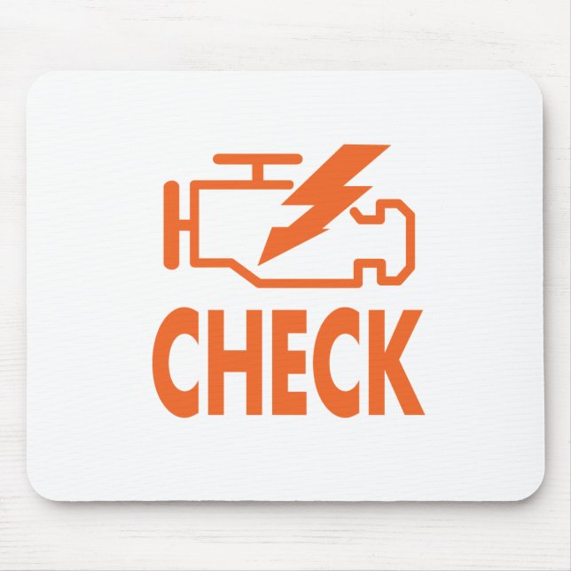 Check Engine Mouse Pad (Front)