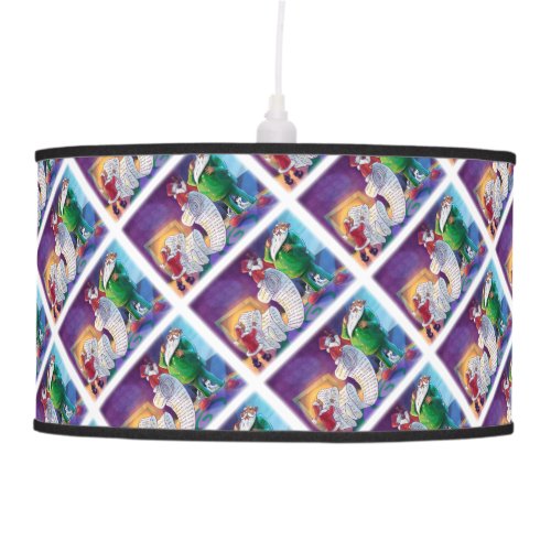 Check it Twice Santa Ceiling Lamp