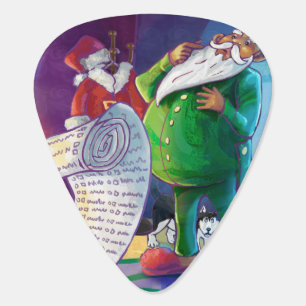 Check it Twice Santa Guitar Pick