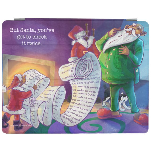 Check it Twice Santa iPad Smart Cover (Horizontal)