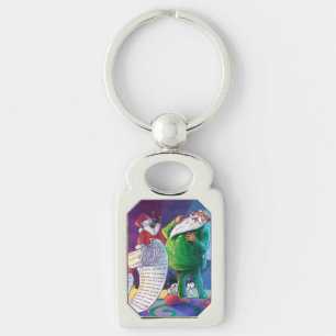 Check it Twice Santa Keychain