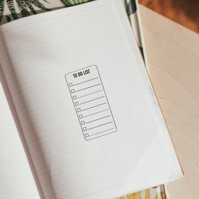 Check List, Memo or To do List, Bullet Journal  Rubber Stamp (Creator Uploaded)