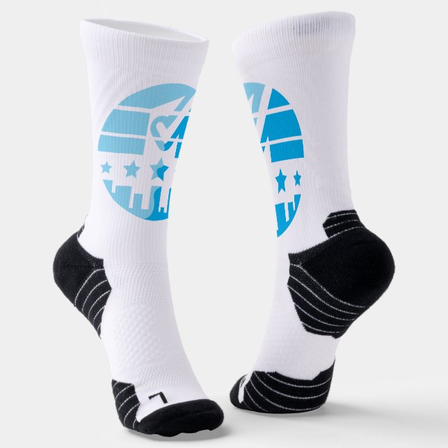 Check Mark of Unity Socks (Angled)