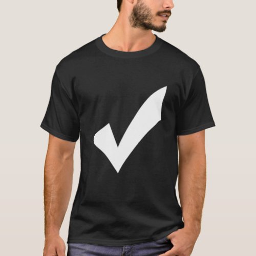 check mark with particle edge T_Shirt