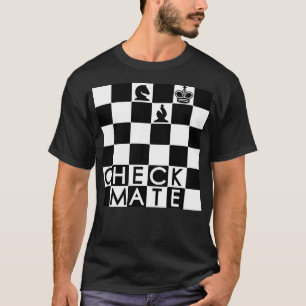 Check Mate Checkerboard Chess Checker Game T-Shirt